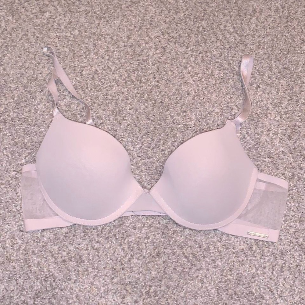 Vince Camino Pastel Pink Bra w/Mesh Bands, 34B
